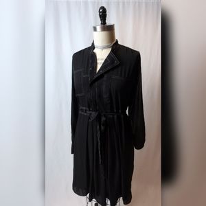 Simply Vera by Vera Wang Asymmetrical Belted Dress